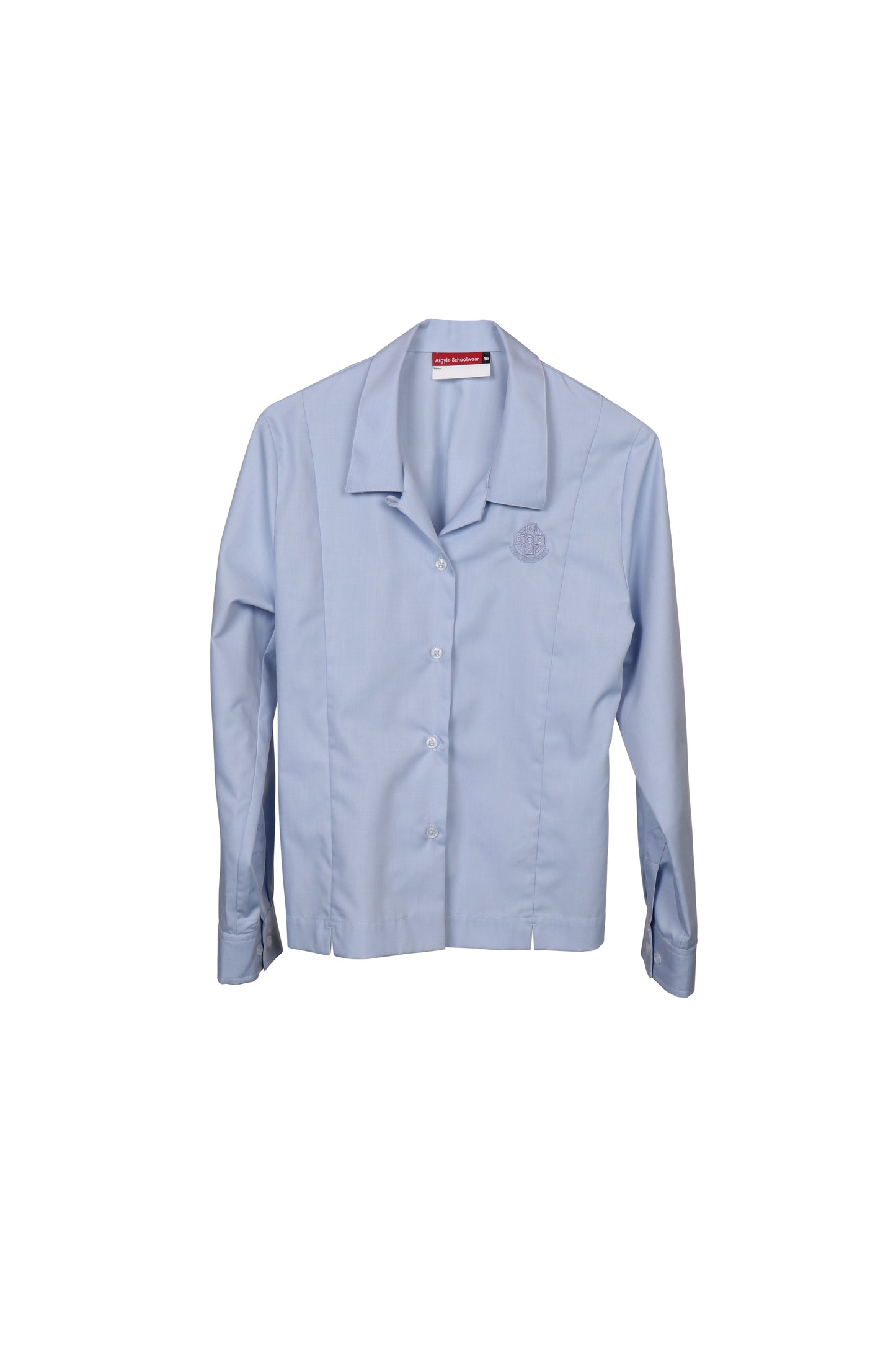 Winter - Middle School Pale Blue, Long Sleeve Blouse (SKC)