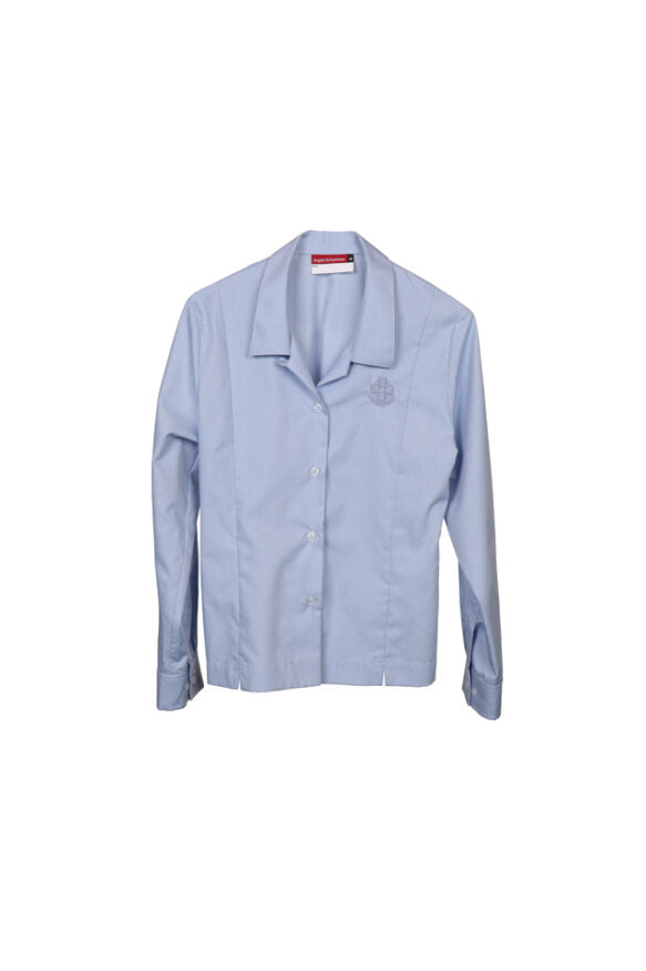 Winter, Long Sleeve, Pale Blue Blouse - Year 0-8 (SKG)